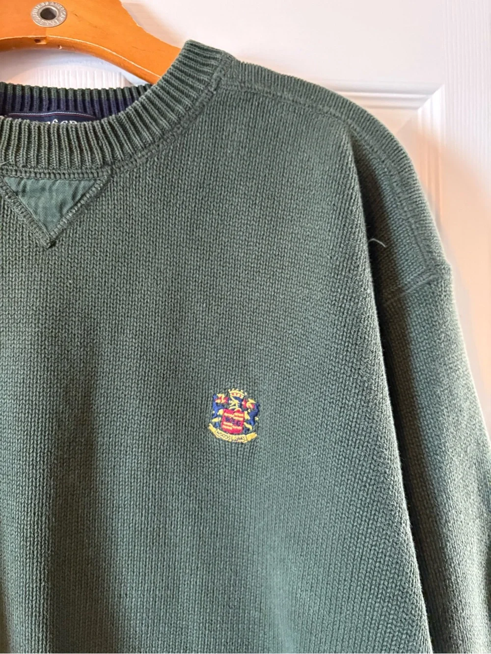 Vintage Knit Crewneck Sweater Woods & Gray